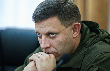 Глава Донецкой народной республики Александр Захарченко.