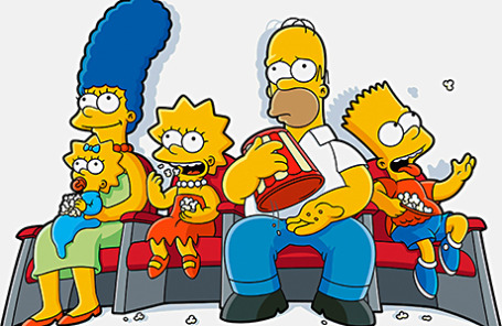 Кадр из мультипликационного фильма «Симпсоны в кино».
