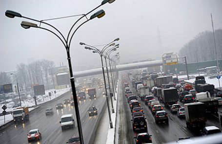 МКАД, Москва.