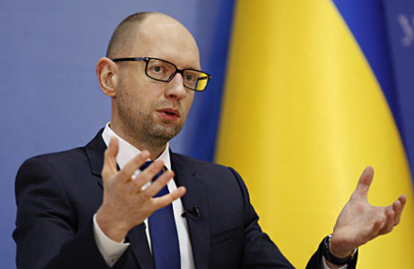 Премьер-министр Украины Арсений Яценюк.