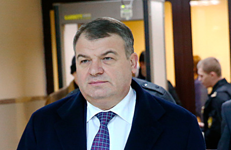 Бывший министр обороны Анатолий Сердюков в Пресненском суде.