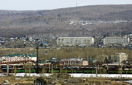 Амурская область. Вид на город Сковородино.