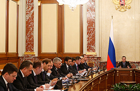 Заседание правительства РФ.