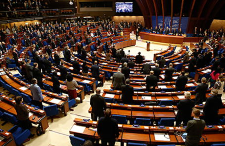 Зимняя сессия Парламентской ассамблеи Совета Европы в Страсбурге.