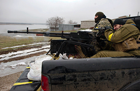 Украинские военнослужащие.
