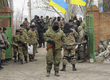 Украинские солдаты.