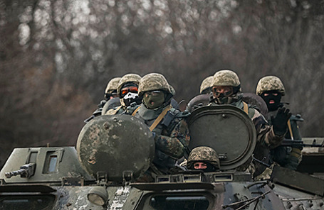 Украинские военнослужащие.