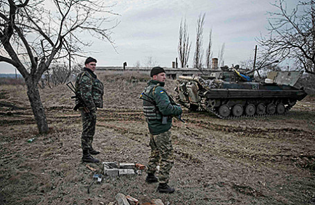 Украинские военнослужащие.