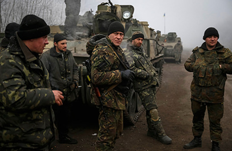 Украинские военнослужащие.