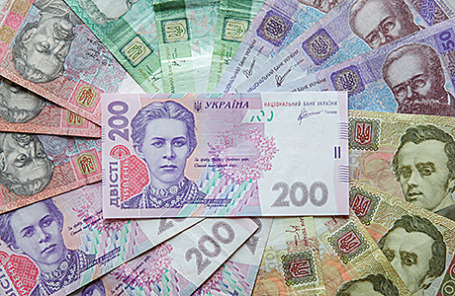 Украинские гривны.