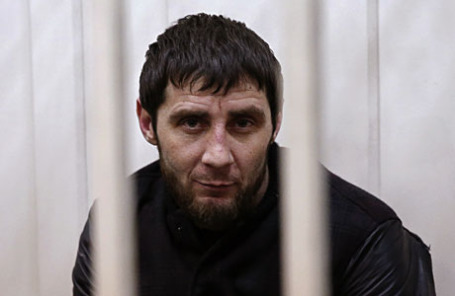 Заур Дадаев, подозреваемый в убийстве политика Бориса Немцова в Басманном суде.