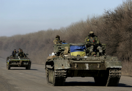 Украинские военные.