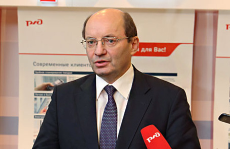 Первый вице-президент РЖД, гендиректор ОАО «Скоростные магистрали» Александр Мишарин.