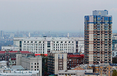 Вид на город Киев.