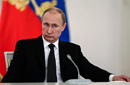 Президент РФ Владимир Путин на 36-м заседании российского организационного комитета «Победа» в Большом Кремлевском дворце.