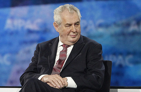 Президент Чехии Милош Земан.