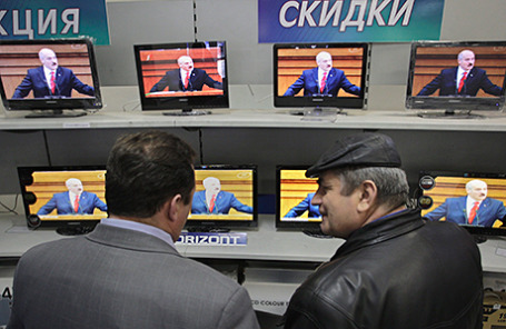 В одном из магазинов электроники в Минске, Белоруссия.
