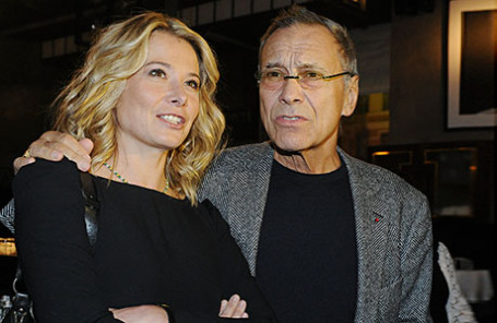 Актриса Юлия Высоцкая и ее муж режиссер Андрей Кончаловский.