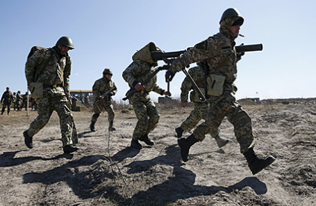Украинские военнослужащие.