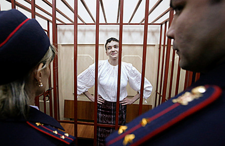 Украинская летчица Надежда Савченко.