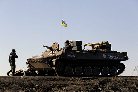 Украинские военные.