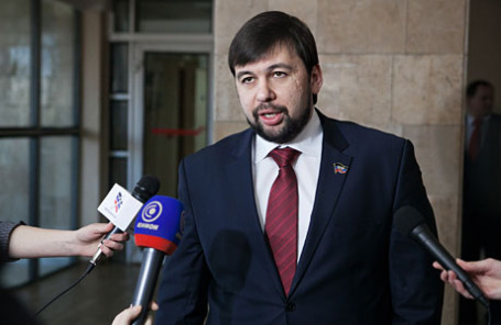 Полномочный представитель Донецкой народной республики (ДНР) Денис Пушилин.