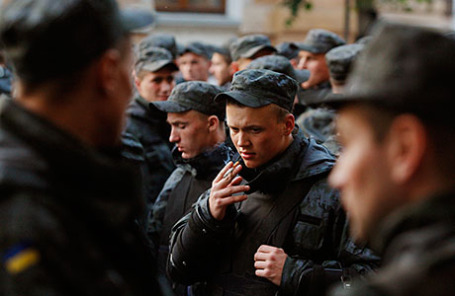 Срочники Нацгвардии Украины.