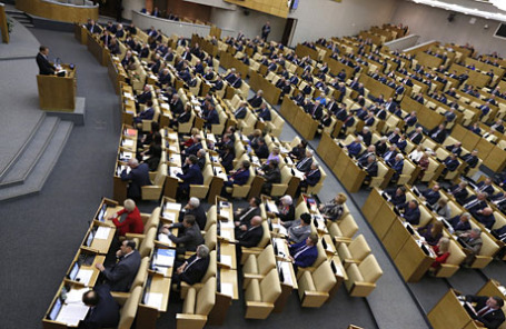 Заседании Государственной Думы РФ.