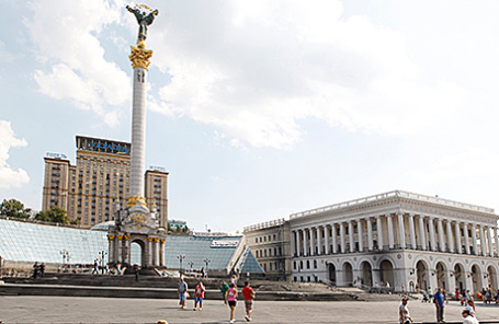 Площадь Независимости в Киеве.