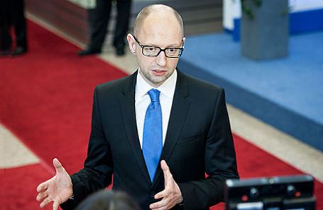 Премьер-министр Украины Арсений Яценюк.