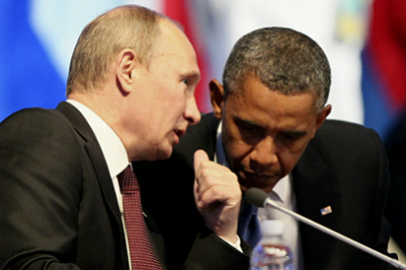 Владимир Путин и Барак Обама.
