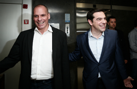 Янис Варуфакис и Алексис Ципрас. 