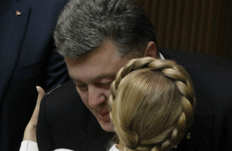 Президент Украины Петр Порошенко и лидер партии