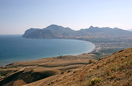 Вид на Коктебель.