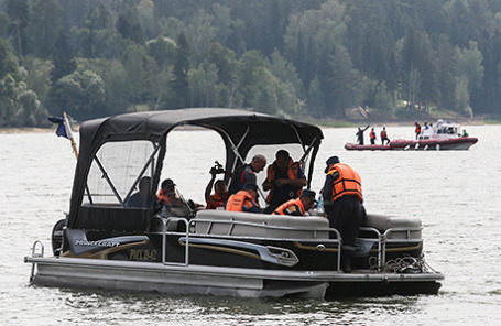 Поисково-спасательная операция на Истринском водохранилище, 9 августа 2015.