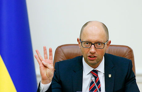 Премьер-министр Украины Арсений Яценюк.