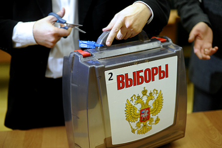 Подсчет голосов на выборах в Новосибирске.