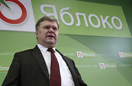 Председатель партии «Яблоко» Сергей Митрохин.