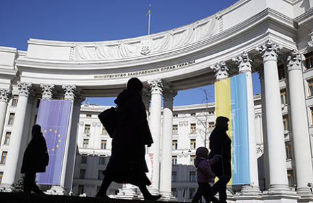 Здание министерства иностранных дел Украины.