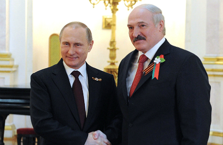 Владимир Путин и Александр Лукашенко.