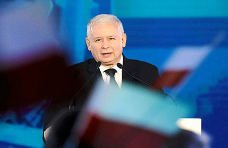 Лидер партии «Закон и Справедливость» Ярослав Качиньский.