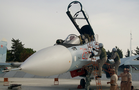 Российская авиационная группа на аэродроме «Хмеймим» в Сирии.
