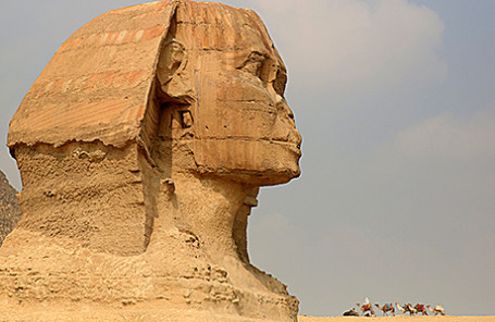 Большой сфинкс в Гизе.