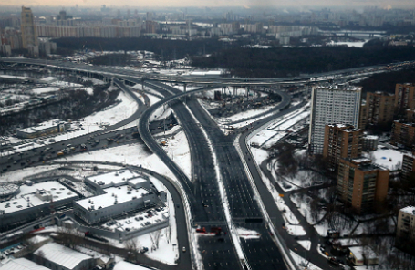 Участок платной дороги М-11 Москва — Санкт-Петербург недалеко от международного аэропорта «Шереметьево».