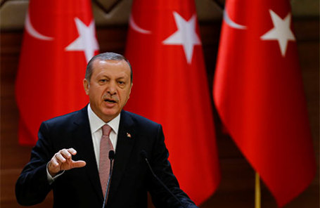 Президент Турции Реджеп Тайип Эрдоган. 