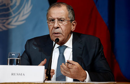Министр иностранных дел России Сергей Лавров.