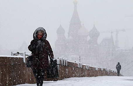 Снегопад в Москве, 2 февраля 2016.