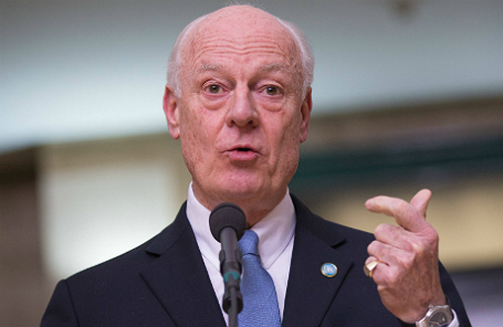 Спецпосланник ООН по Сирии С. де Мистура.