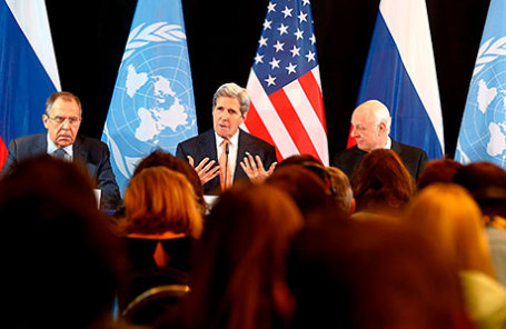 Пресс-конференция по итогам встречи Международной группы поддержки Сирии прошла в Мюнхене.