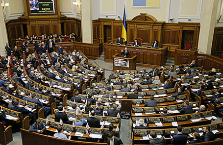 Заседание Верховной рады Украины.